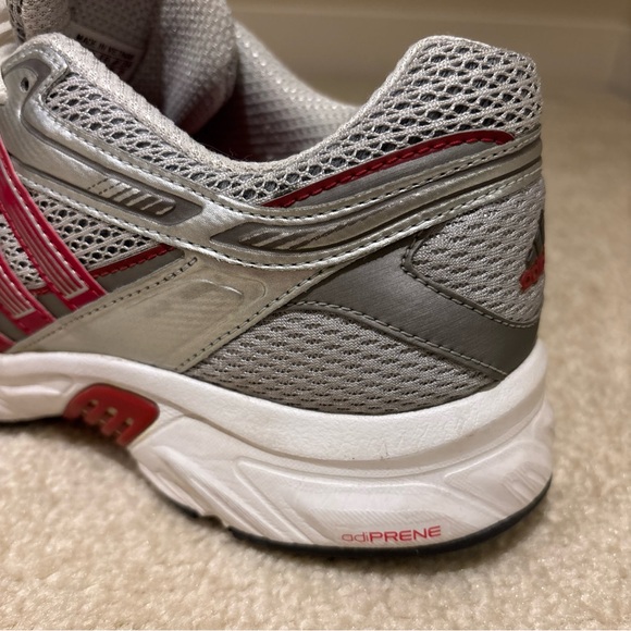 Adidas Adiprene Red Metallic Silver Running Athletic Shoes Sneakers Mens US 10 - Picture 13 of 15